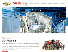 Tablet Screenshot of ggvalves.com